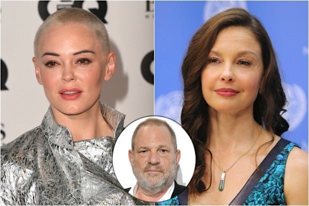 Rose McGowan Ashley Judd Harvey Weinstein