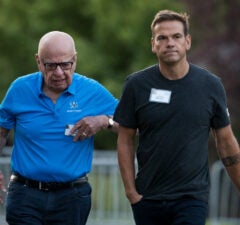 Rupert and Lachlan Murdoch