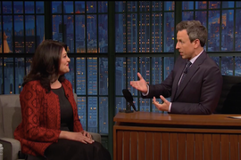 Seth Meyers Praises Rep Rashida Tlaib for Helping People Understand the ‘Palestinian Perspective’