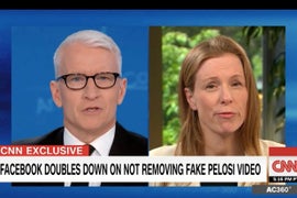 Anderson Cooper to Facebook Exec: ‘Shouldn’t You Just Get Out of the News Business’?
