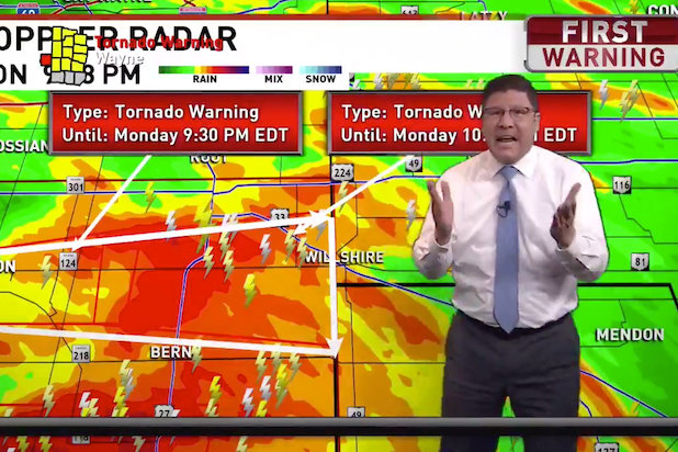 Ohio Weatherman Snaps at Viewers as Tornado Warning Interrupts ‘The Bachelorette’ (Video)