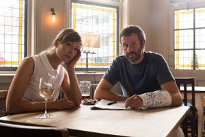 Rosamund Pike and Chris O'Dowd in State of the Union