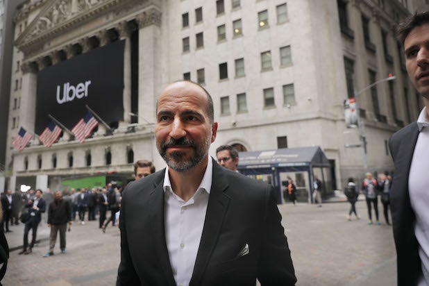 Uber Shares Slump As Ride Hailing Giant Makes Wall Street Debut