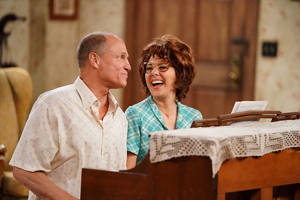 Woody Harrelson and Marisa Tomei in All in the Family live