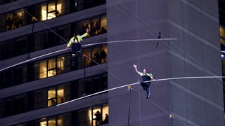 Nik Wallenda and Sister Lijana Successfully Complete ‘Highwire Live’ Tightrope Walk Above Times Square