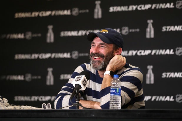 Jon Hamm Stanley Cup Finals
