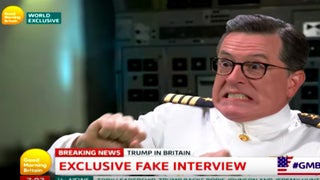Stephen Colbert Hijacks Piers Morgan’s Interview With Donald Trump (Video)
