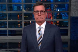 Colbert on Trump’s Royal Dinner: ‘This Season of ‘The Crown’ Has Really Jumped the Shark’ (Video)