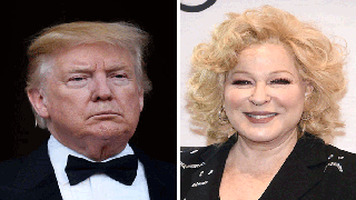 Donald Trump Slams ‘Washed Up Psycho’ Bette Midler for Tweeting Fake Quote: ‘Sick Scammer’