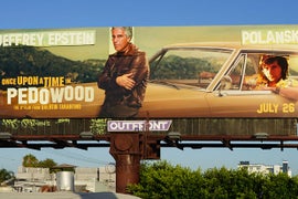Artist Behind ‘Once Upon a Time In…Hollywood’ Anti-Pedophilia Billboard Vandalism Says He Was Abused