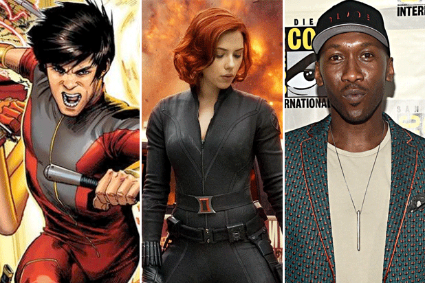 marvel diversity shang-chi red widow mahershala ali