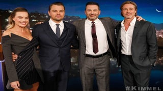 ‘Once Upon a Time in Hollywood’: Margot Robbie, Brad Pitt, and Leonardo DiCaprio Prank ‘Kimmel’ on Way to Premiere (Video)