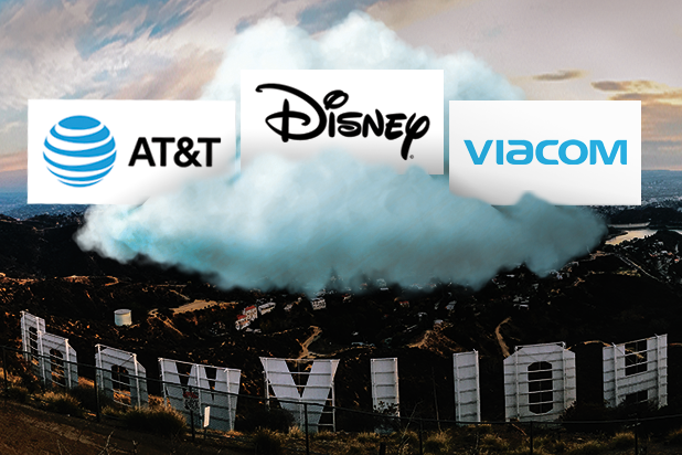 viacom cbs disney at&t consolidation hollywood