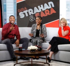 Michael Strahan, Keke Palmer, and Sara Haines
