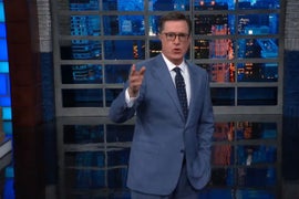 Colbert Checks in on Trump After the Democratic Debates (Video)
