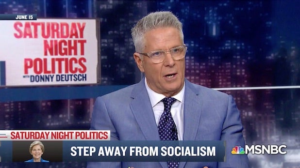 A still from 'Saturday Night Politics With Donny Deutsch'
