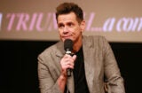 Jim Carrey at a screening of Showtime's 'Kidding'
