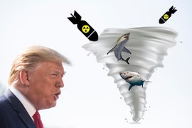 Trump Floats Idea of Using Bombs to Weaken Hurricanes – Like in ‘Sharknado’ – for Reals