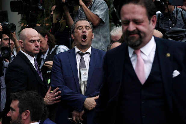 Brian Karem and Sebastian Gorka