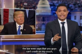 Trevor Noah Wonders if Trump’s Real Immigration Plan Is to Deport Melania (Video)