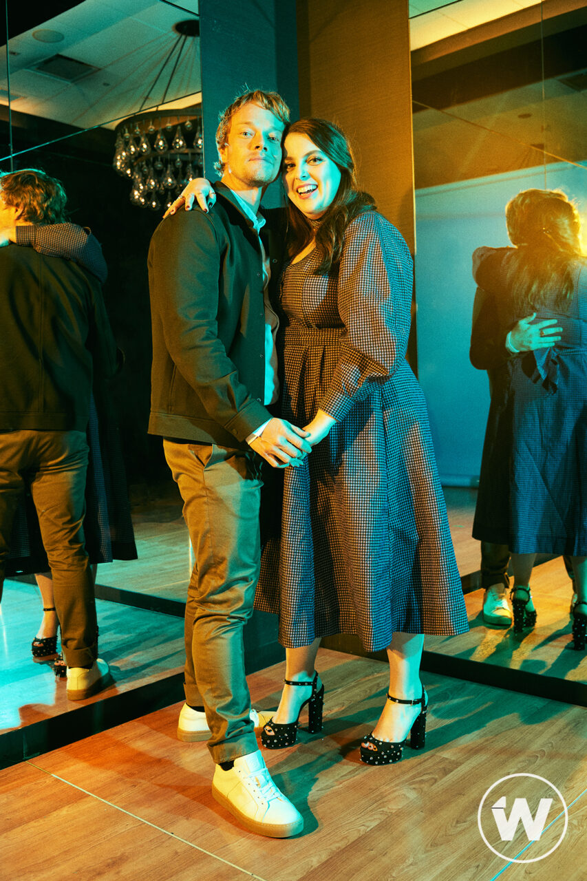 Alfie Allen and Beanie Feldstein, How to Build a Girl Alfie Allen and Beanie Feldstein, How to Build a Girl