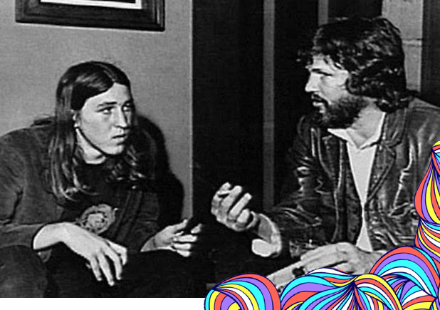 Cameron Crowe with Kris Kristofferson in the 1970s