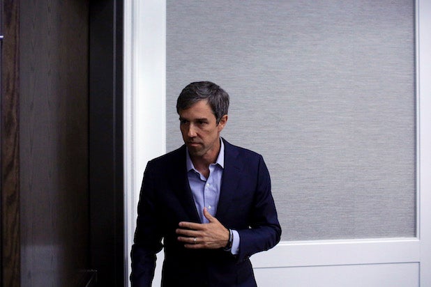 Beto O'Rourke pictured on Aug. 21, 2019
