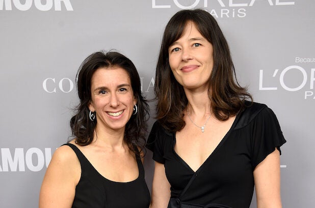 Jodi Kantor and Megan Twohey at Glamour's Women of the Year Awards in 2017