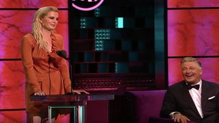‘Alec Baldwin Roast’: Daughter Ireland Finally Gets Back at Her Dad For ‘Little Pig’ Voicemail (Video)