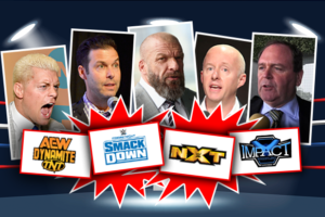 Pro Wrestling TV Shakeup Smackdown AEW Dynamite NXT Impact