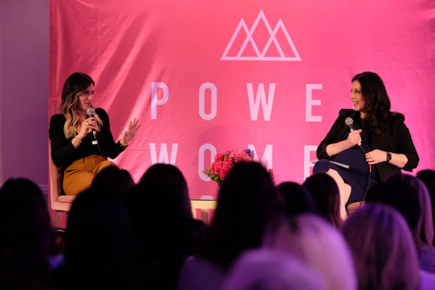 Alli Webb and Carolyn Kylstra at the Power Women Summit 2019 Alli Webb and Carolyn Kylstra at the Power Women Summit 2019