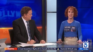 Watch Kathy Griffin Shut Down KTLA Anchor Who Questions Plight of Women in Comedy (Video)