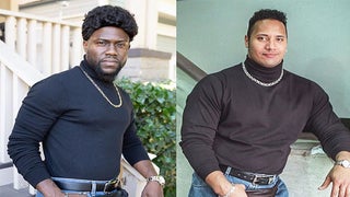 Kevin Hart Trolls Dwayne Johnson for Halloween, Re-Creates Iconic Fanny Pack Outfit (Photo)