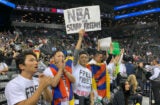 Free Tibet Activists Protests Brooklyn Nets Toronto Raptors NBA Game