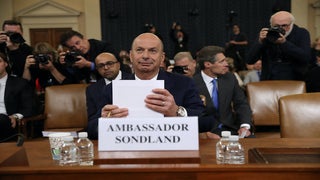 Impeachment Hearing Day 4: 7 Highlights From Gordon Sondland, Laura Cooper and David Hale’s Testimonies