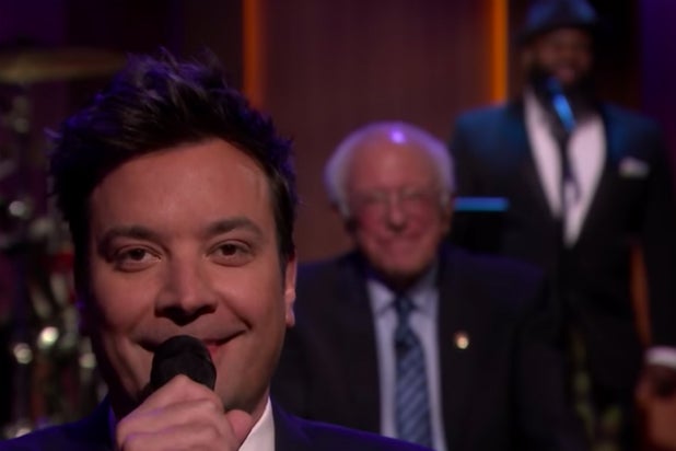 Jimmy Fallon Slow Jams the News With 'Woke Doc Brown' Bernie Sanders (Video)