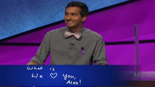 Alex Trebek Gets Choked Up After Contestant’s Touching Final ‘Jeopardy’ Answer (Video)