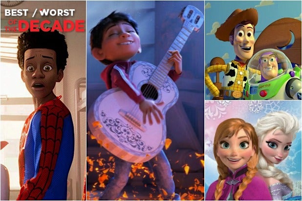 10 Best Animated Films of the 2010s, From 'Spider-Verse' to 'Inside Out'  (Photos)