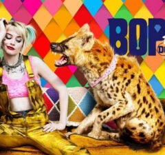 Birds of Prey Harley Quinn and a Hyena