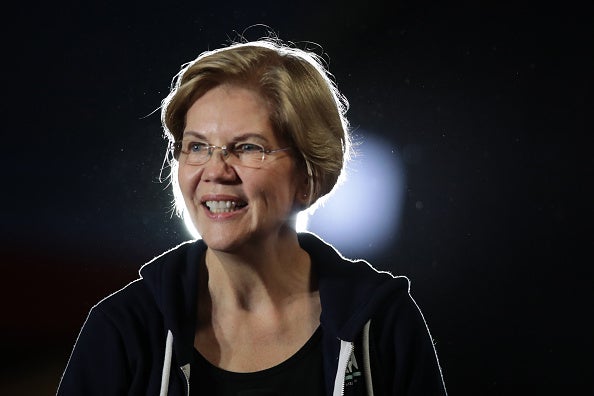 Democratic Presidential Candidate Sen. Elizabeth Warren Campaigns In Iowa