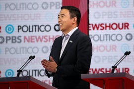 Andrew Yang Criticizes Cable Network News: ‘Americans Around the Country Know Different’