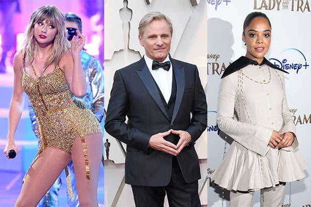 Taylor Swift Viggo Mortensen And Tessa Thompson Lead Diverse 2020