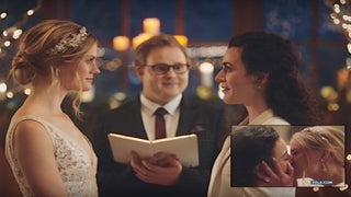 Zola Cuts Ties With Hallmark Channel After Ads of Lesbian Brides Kissing Are Pulled