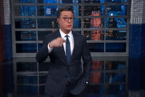 Colbert Trump Briefing Iran