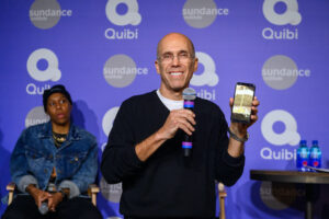 A Conversation With Quibi's Founder Jeffrey Katzenberg And Quibi Creators Lena Waithe, Veena Sud, And Kaitlin Olson At Sundance 2020