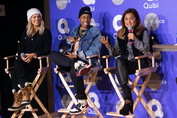 A Conversation With Quibi's Founder Jeffrey Katzenberg And Quibi Creators Lena Waithe, Veena Sud, And Kaitlin Olson At Sundance 2020