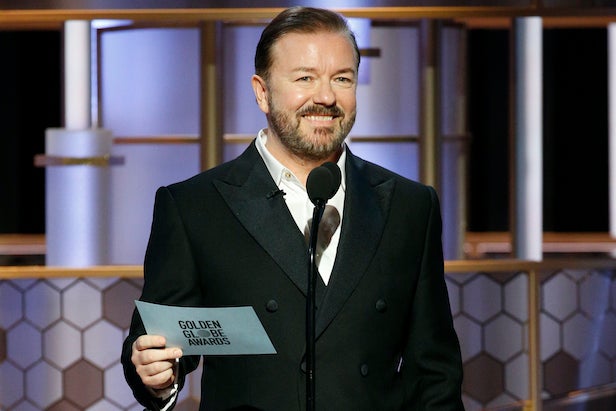 Ricky Gervais Golden Globes 2020