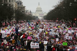 National Archives Apologizes for Altered Photo of Signs Critical to Trump at Women’s March