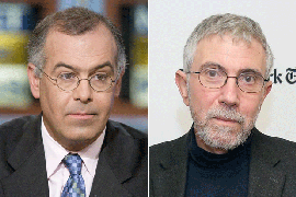 David Brooks’ Column on ‘Class War’ Gets Pushback – From Fellow NY Times Columnist Paul Krugman