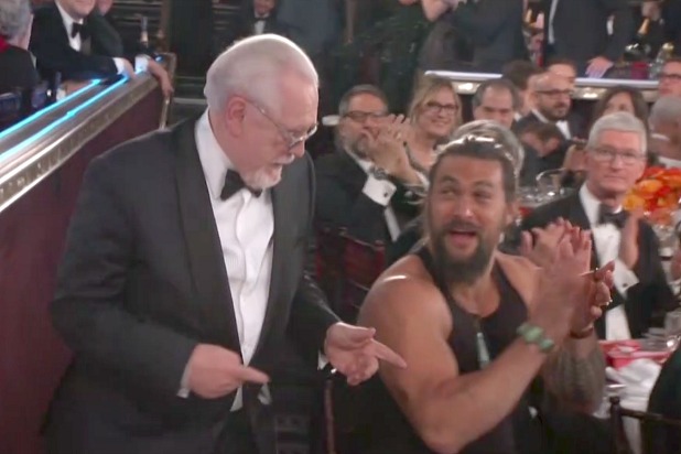 Image result for jason momoa golden globes tank top